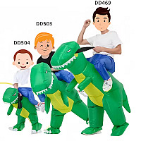 Φουσκωτή στολή πάρτι "Riding a dinosaur" για παιδιά και ενήλικες - DD469/ 503/4 - Sellzone.bg Φουσκωτή στολή πάρτι "Riding a dinosaur" για παιδιά και ενήλικες - DD469/ 503/4